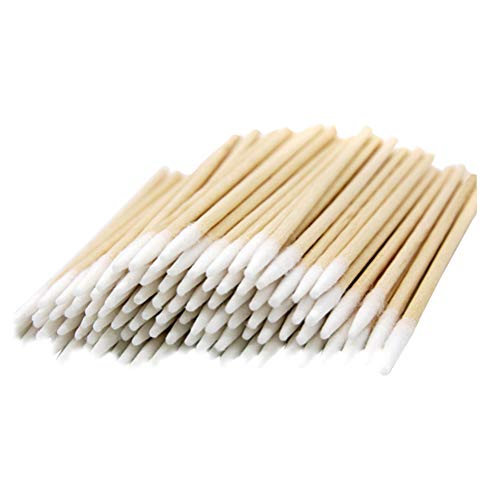 Lurrose Palillo Principal Puntiagudo del Maquillaje de Algodón para Limpiar la Herramienta Cosmética 400pcs