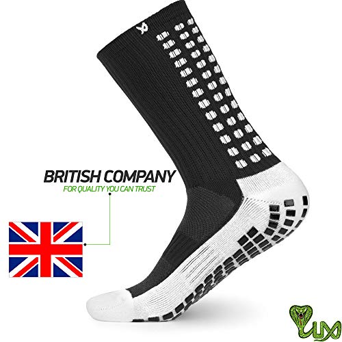 LUX Antideslizante Calcetines De Fútbol, Non Slip calcetines de deporte, almohadillas de goma, Trusox/tocksox Style, Top Calidad