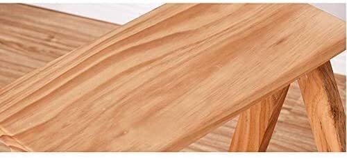 LYQQQQ Silla Plegable Escalera Portable Adulto de heces al Subir Las escaleras de Madera Maciza Asiento Adecuado for la Cocina de la Sala multifunción Que Encoge Escalera (Color : Brown)