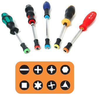 MAGNET DRIVER B50 Set de 5 Soportes Magnéticos para Puntas de Destornillador