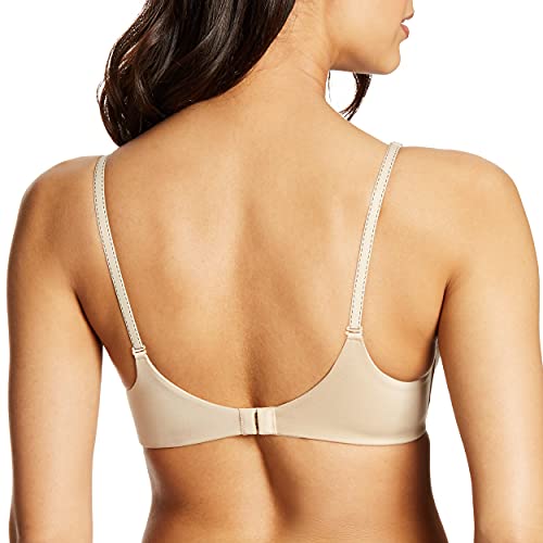 Maidenform Comfort Devotion Extra Coverage Wirefree Lift & Lace, Sujetador, Mujer, Beige (Latte Lift/Negro), 36C