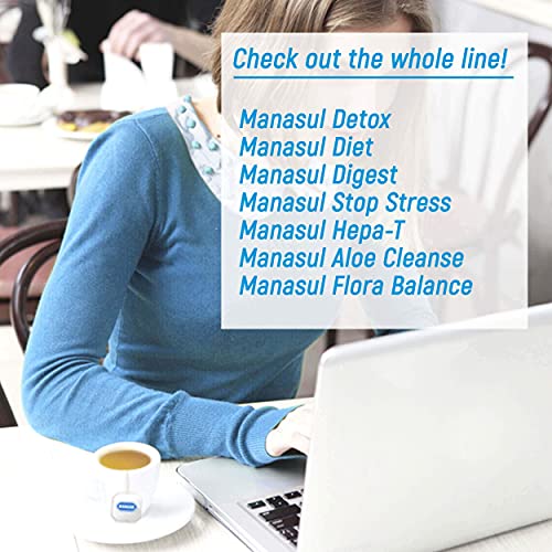 MANASUL - Infusión Relax de Hipérico, Pasiflora y Valeriana. Combate la Ansiedad y Ayuda a Dormir. Stop Stress. Caja de 25 Bolsitas