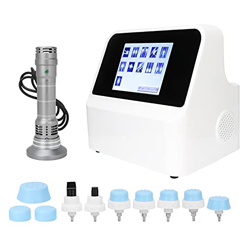 Máquina De Ondas De Choque Extracorpóreas ED, Máquina De Terapia De Ondas De Choque, Masajeador Muscular Para Aliviar El Dolor, Tratamiento De Disfunción Eréctil, Con 7 Cabezales De Masaje(110-240 V)