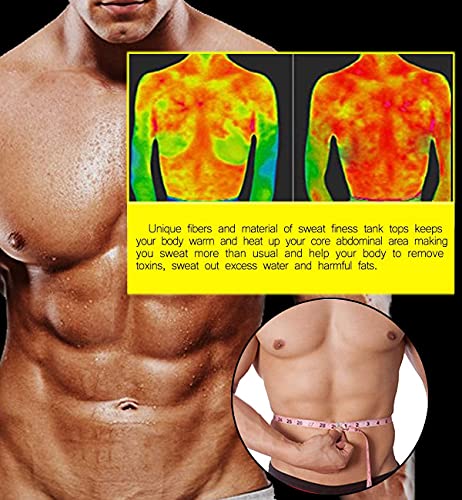 Martiount Chaleco Moldeador Reductora Efecto Neopreno Camiseta para Hombre, Formación Músculos Resistencia Cardiovascular y Fortaleza Medular
