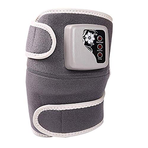 Masajeador de rodilla inalámbrico con calefacción, almohadilla térmica para la rodilla, rodillera con calefacción para terapia de frío y calor para calentar las articulaciones y aliviar el dolor