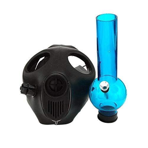 Máscara de gas de silicona Fumar Negro Sólido Bong