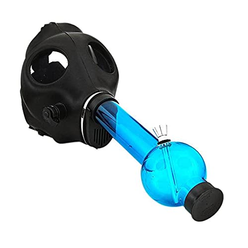 Máscara de gas de silicona Fumar Negro Sólido Bong