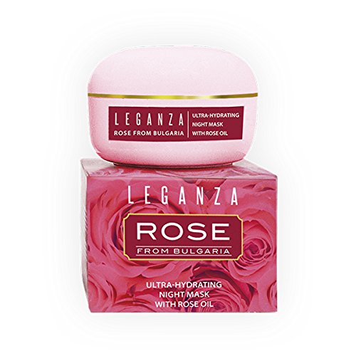 Mascarilla Facial Nocturna Ultra Hidratante con Aceite Esencial de Rosa de Bulgaria