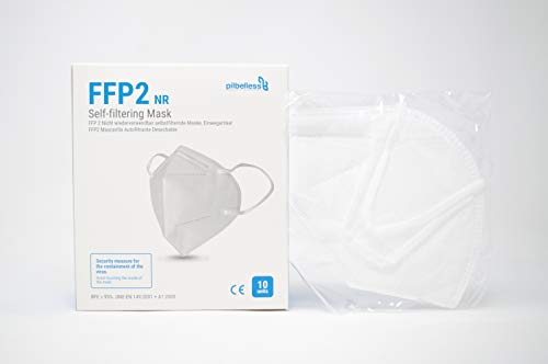 Mascarilla FFP2 - (Caja 20 Unidades). Certificado CE - Ultraresistente ≥99% anti-filtración - Individualmente Embolsado - Mascarillas Desechables