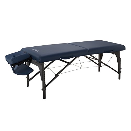 Master Massage Monclair - Camilla de masaje plegable (71 cm), color azul