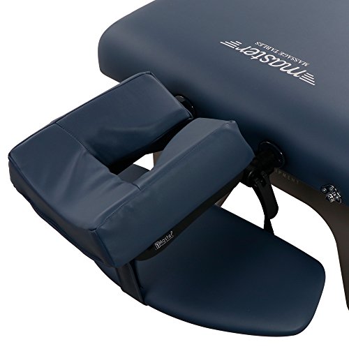 Master Massage Monclair - Camilla de masaje plegable (71 cm), color azul