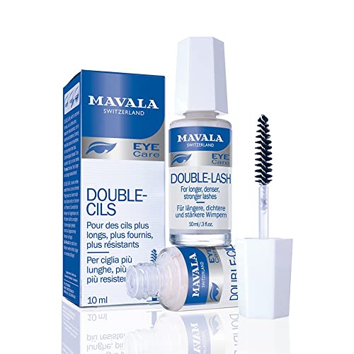Mavala | Double Lash, Pestañas Tratamiento, Serum para Crecimiento y Volumen de Pestañas y Cejas - 10 ml