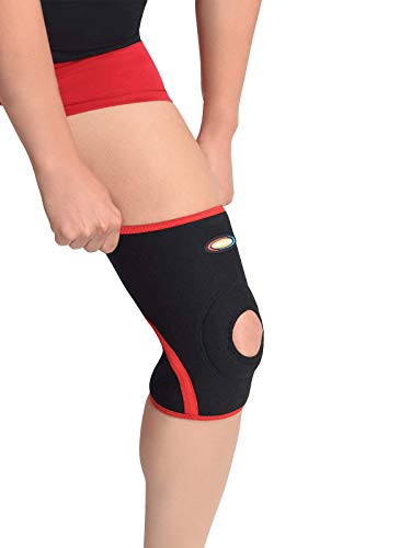 MAXAR Airprene Bio-Magnetic Rodillera de compresión para hombres y mujeres, negro, XL