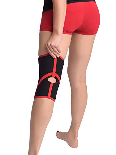 MAXAR Airprene Bio-Magnetic Rodillera de compresión para hombres y mujeres, negro, XL