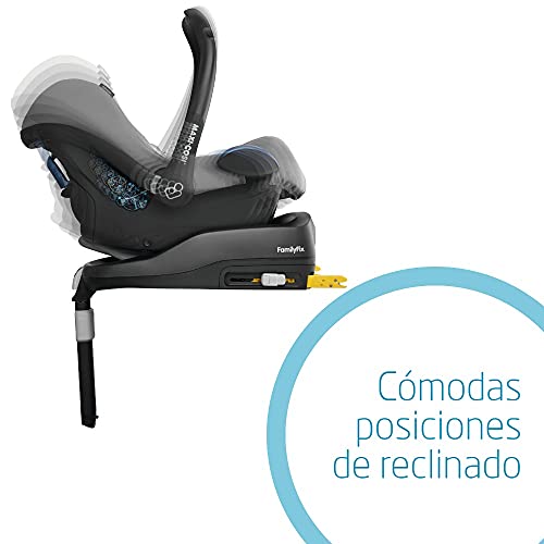 Maxi-Cosi FamilyFix, Base ISOFIX grupo 0+/1 (0-18 kg), Adecuada para las silla de coche Maxi-Cosi CabrioFix, Pebble y la silla de coche del grupo 1 Maxi-Cosi Pearl, De 0 meses a 4 años, Negro