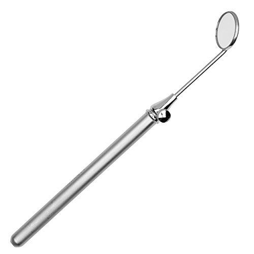 May - Espejo de inspección telescópico - Tamaño 5 - Espejo extensible - Extensible - Sin aumento - Acero inoxidable - Acero inoxidable