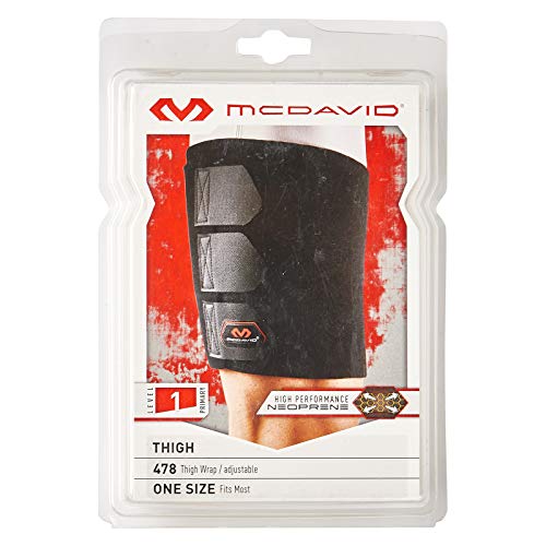 Mcdavid 478 Muslera Ajustable, Unisex Adulto, Negro/Gris, Talla Única