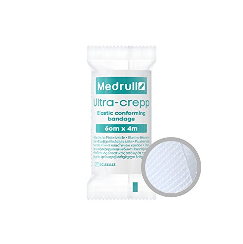 Medrull - Vendaje de gasa (20 unidades, 6 cm x 4 m)