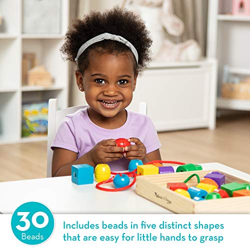 Melissa & Doug - Cuentas primarias para atar (10544)