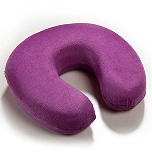 Memoria de espuma Cuello Almohada Cabeza y cuello Soft Travel Almohada para el tren Office Rest Airplane Cuello Almohada (Color : No.13)