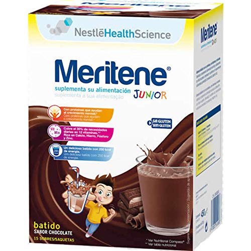 Meritene® Junior - Formato Polvo - Chocolate - 15 sobres de 30 gr