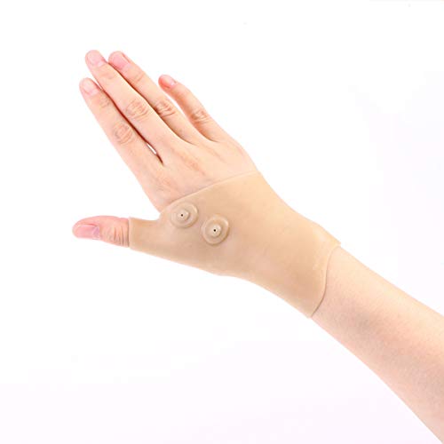 Milisten - Muñequera de gel para muñeca y ortopédica con túnel carpiano, magnético, soporte para la muñeca, estabilizador para aliviar el dolor de la muñeca del pulgar