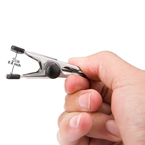 MINGZE 10 Piezas Gancho Colgante de lavandería de Acero Inoxidable, Clips de Arranque Colgando Perchas,Pinzas para Tender la Ropa, Pernos de Ropa Ropa de casa de Viaje Percha de suspensión