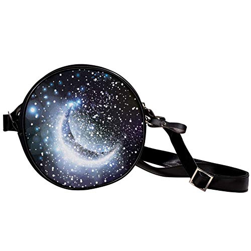 Mini Bandolera Niñas Menisco Brillante Monedero Bolso para Niños Bolso Pequeño para Mensajero Monedero Bolsas de Hombro 17x17x5.5cm