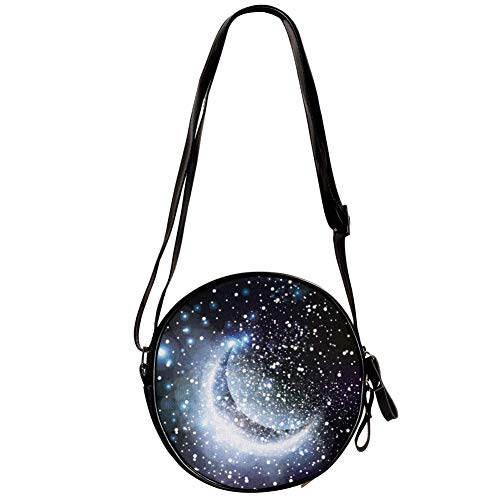 Mini Bandolera Niñas Menisco Brillante Monedero Bolso para Niños Bolso Pequeño para Mensajero Monedero Bolsas de Hombro 17x17x5.5cm