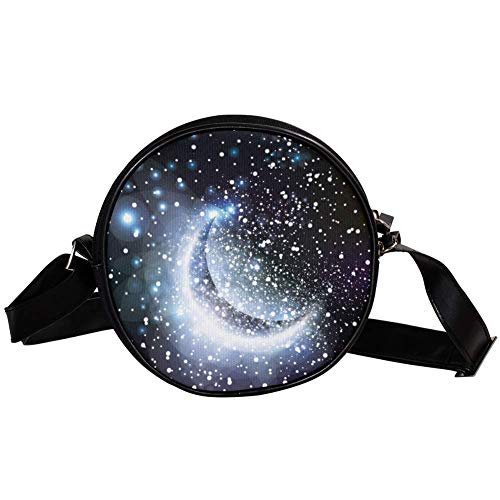 Mini Bandolera Niñas Menisco Brillante Monedero Bolso para Niños Bolso Pequeño para Mensajero Monedero Bolsas de Hombro 17x17x5.5cm