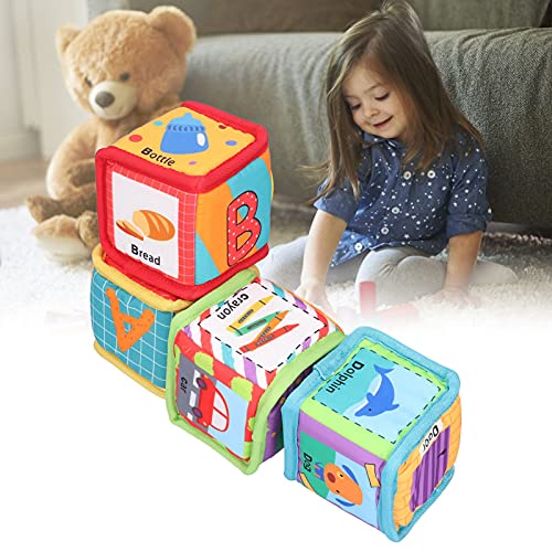 Mini Marcas De Juguetes, Juguetes Apilables Estimulación Sensorial Habilidad Cognitiva Cultivo para 0 Meses Y Mayores Multicolor(Juego de Rompecabezas de Bloques numéricos JB)