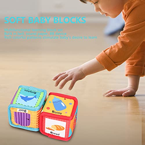 Mini Marcas De Juguetes, Juguetes Apilables Estimulación Sensorial Habilidad Cognitiva Cultivo para 0 Meses Y Mayores Multicolor(Juego de Rompecabezas de Bloques numéricos JB)