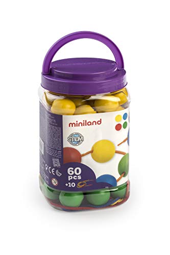Miniland- Juego de Formas ensartables. (31742)