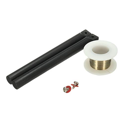 MMOBIEL Alambre de Corte de molibdeno/Oro Grosor 0.08 mm Carrete con 100 m / 329 pies. Excelente para la separación de LCD Incl. Varillas Premium de sujeción y manejo Negras