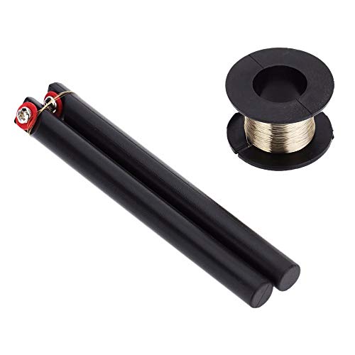 MMOBIEL Alambre de Corte de molibdeno/Oro Grosor 0.08 mm Carrete con 100 m / 329 pies. Excelente para la separación de LCD Incl. Varillas Premium de sujeción y manejo Negras