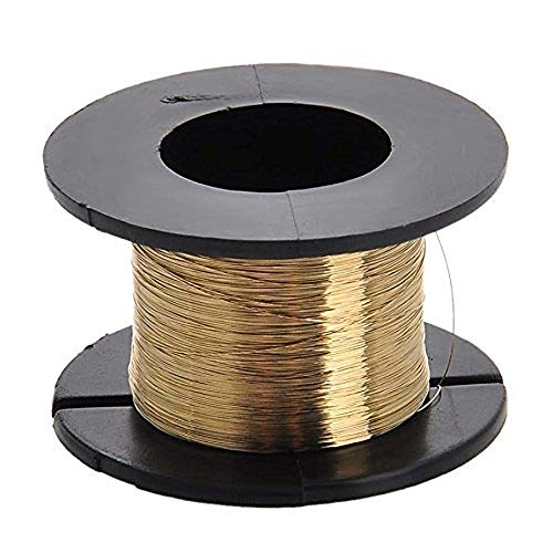 MMOBIEL Alambre de Corte de molibdeno/Oro Grosor 0.08 mm Carrete con 100 m / 329 pies. Excelente para la separación de LCD Incl. Varillas Premium de sujeción y manejo Negras