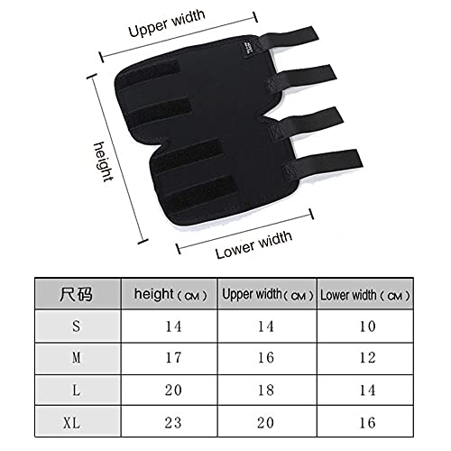 MNNE 2Pcs Rodilleras para Perros, Soportes para Patas Traseras de Perros Vendaje de protección para piernas para Curar y prevenir Lesiones y esguinces para Protección de Heridas por Artritis Small