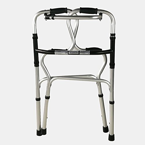 Mobiclinic , Modelo Pórtico , Andador para ancianos, adultos, mayores o minusvalidos, de aluminio, ligero, plegable, con asiento y sin ruedas