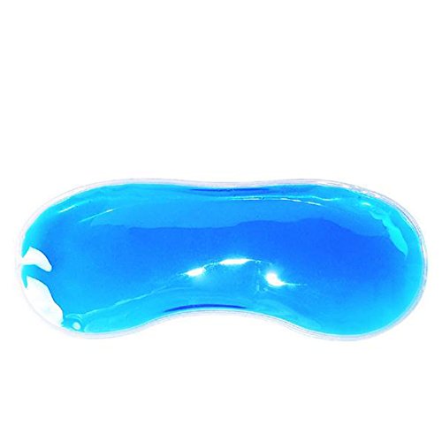 Monbedos Máscara de ojos con patrón de búho para dormir con bolsa de hielo desmontable reutilizable para viajes, para mujeres que duermen