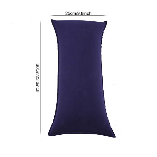 Mothinessto Almohada Portátil Almohada Antiescaras para La Salud De Los Usuarios De Sillas De Ruedas para Mejorar Los Síntomas De Las úlceras por Decúbito(Azul Marino)