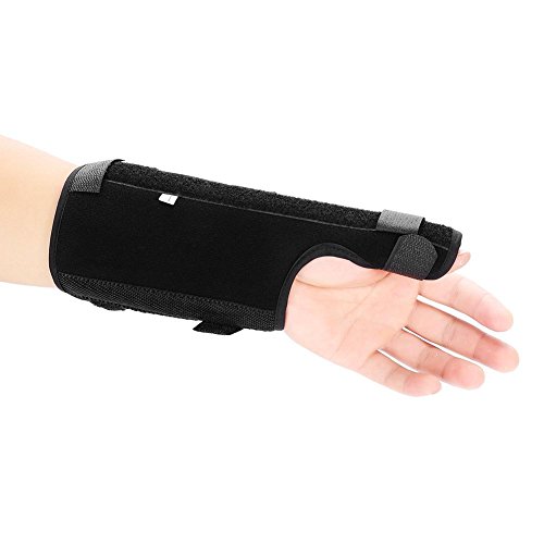 Muñequera de túnel carpiano ajustable, soporte para muñeca transpirable soporte para las manos fractura del ligamento Lesión Protección del brazo para , (Left-M)