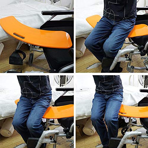 MZBZYU Tabla De Transferencia Deslizante Curvada - Sillas De Ruedas para Transferir Personas Mayores Y Discapacitados De Silla De Ruedas A La Cama Y El Automóvil, Capacidad De 150 Kg