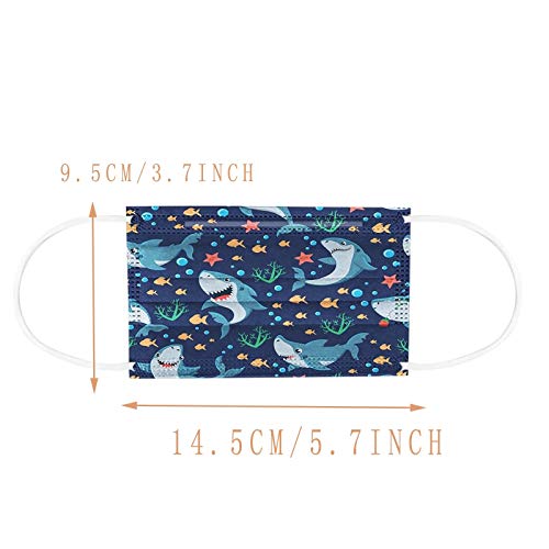 N / P 50 Piezas Niños Infantil,3 Capas Surtidos,Dibujos Animados para Actividades Aire Libre, Patrón Escuela, Fiesta (D)