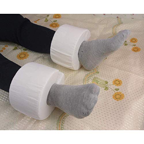 NACHEN 1 par Almohadas Apoyo para Elevador pies - Protección Cojines para el talón - Almohadas Protectoras para llagas por presión, Alivio y Tratamiento úlceras en el talón