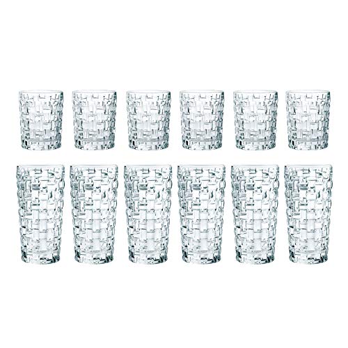 Nachtmann Bossa Nova Juego de Vasos 12 Piezas - 6 Vasos 6 Vasos Largos