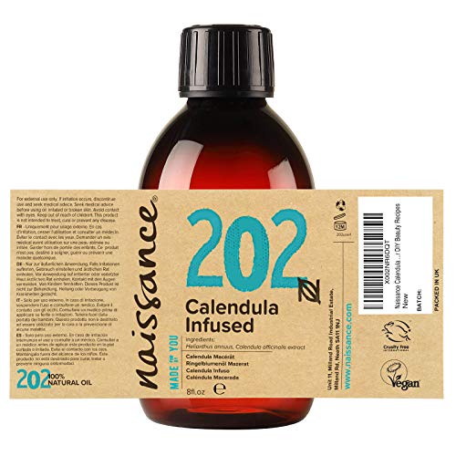 Naissance Aceite Macerado de Caléndula 250ml - 100% natural, vegano y no OGM