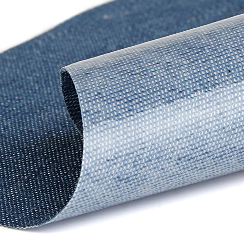 Naler 25 Parches Termoadhesivos Vaquero Parches de Algodón para Ropa Planchar y Coser (5 Tamaños, 5 Colores)