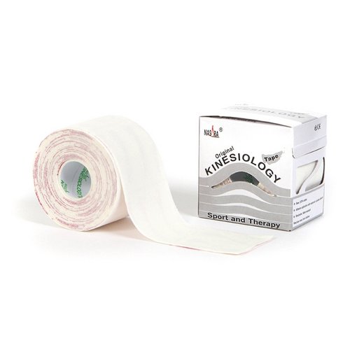 Nasara® Original Kinesiology Tape (5 cm x 5 m), blanco
