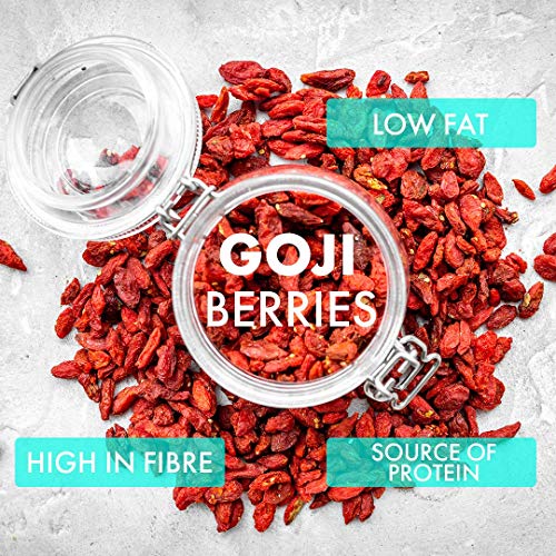 Nature Diet - Bayas de Goji 1000 g | Bayas secas | Refrigerio saludable