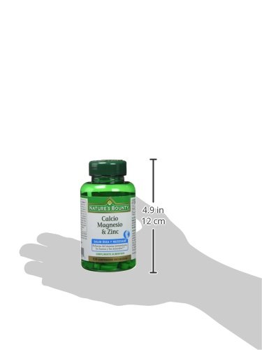 Nature's Bounty Calcio, Magnesio Y Zinc - 100 Tabletas, One size, 100 ml